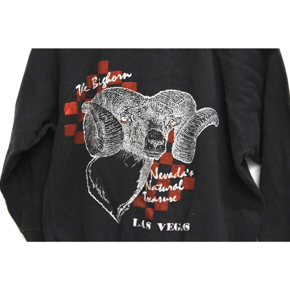 Vintage Bighorn Sheep Las Vegas Nevada Sweatshirt Medium - Picture 2 of 7